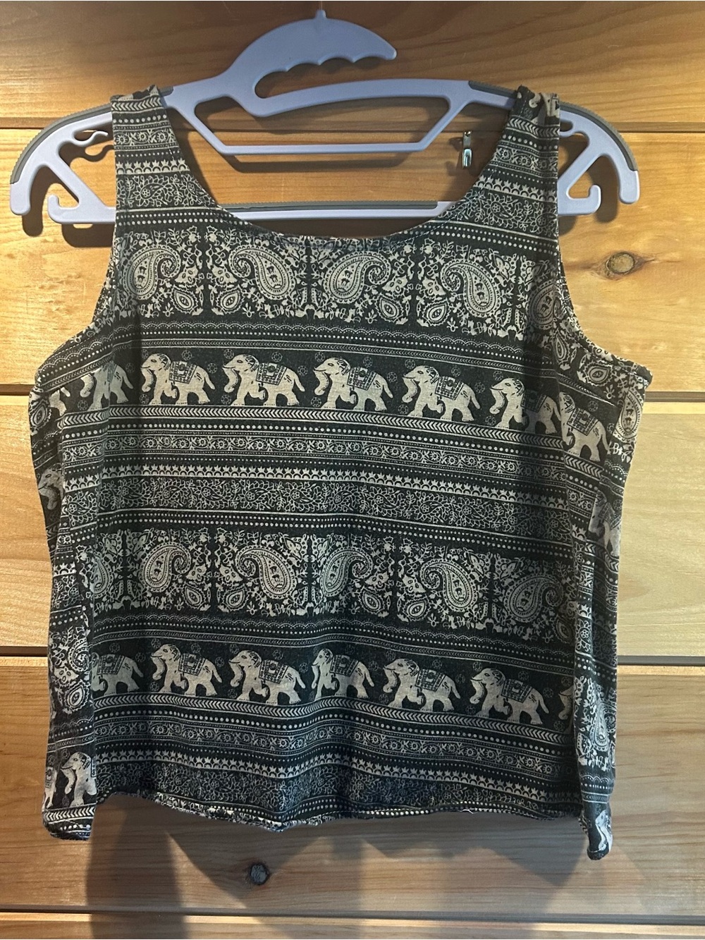 Women’s M Boho Elephant Tank